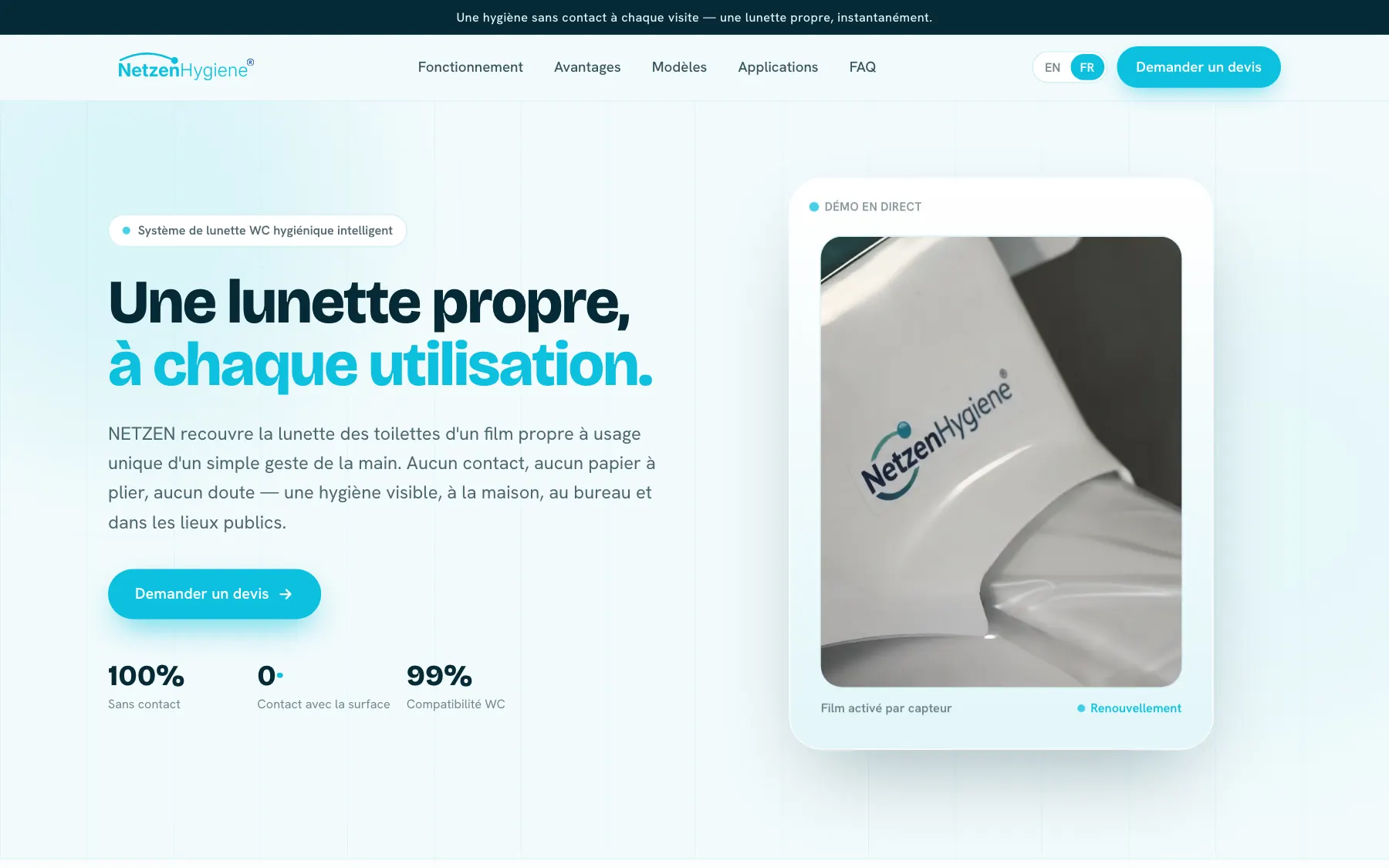 Netzen Hygiene desktop screenshot