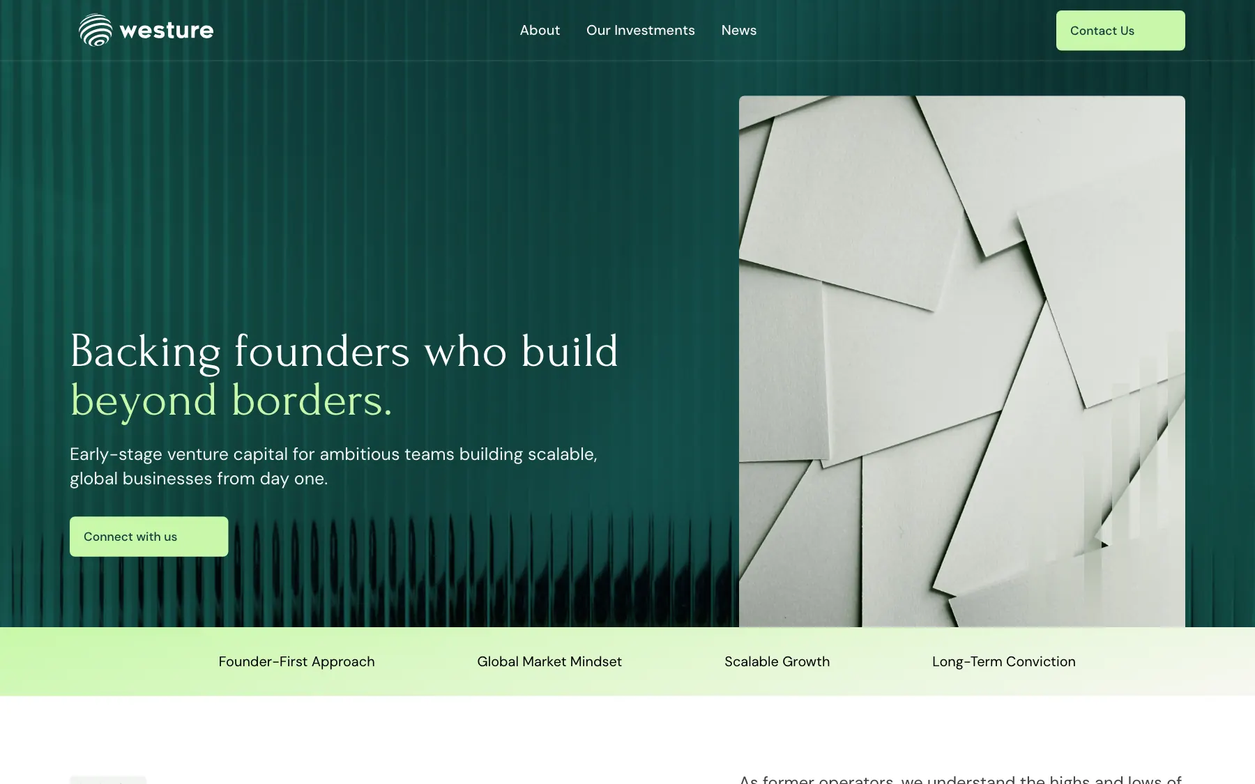 Westure Ventures desktop screenshot